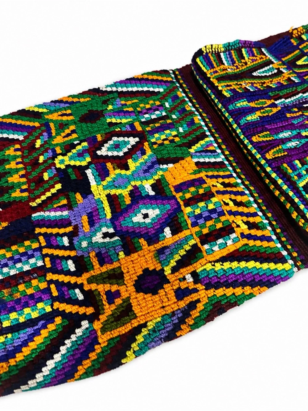 Handwoven Guatemalan Faja / Traditional Maya Belt – Ceremonial Textile Art
